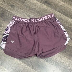 Under Armour Women's Burgundy Athletic Shorts